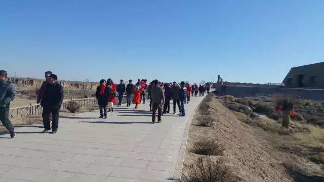 宁夏旅游水洞沟冰糖葫芦节