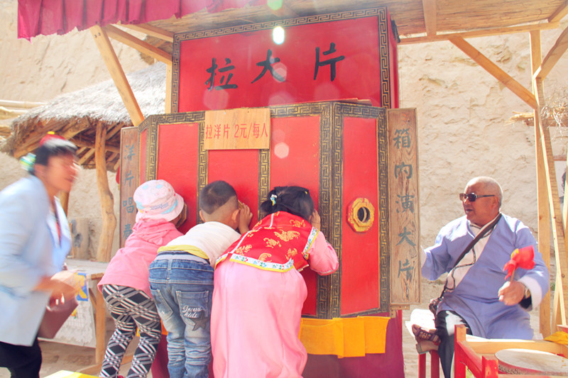 银川旅游水洞沟互市拉大片