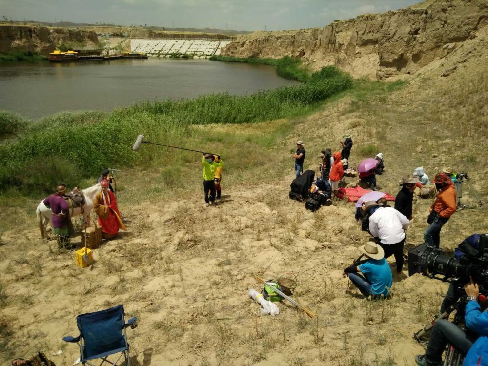 银川旅游景点水洞沟拍摄西游记