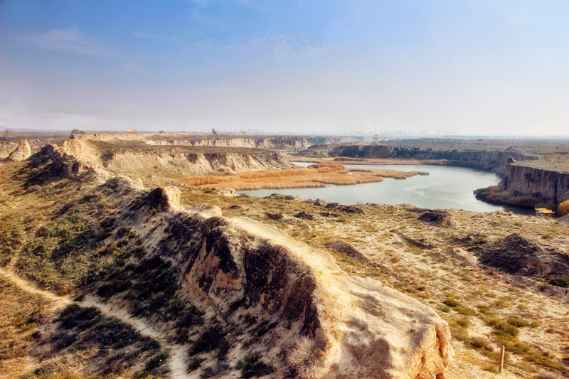 宁夏旅游风光水洞沟水岸长城