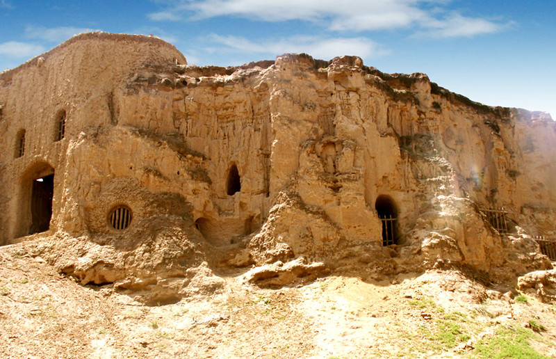 银川旅游风光水洞沟藏兵洞探秘