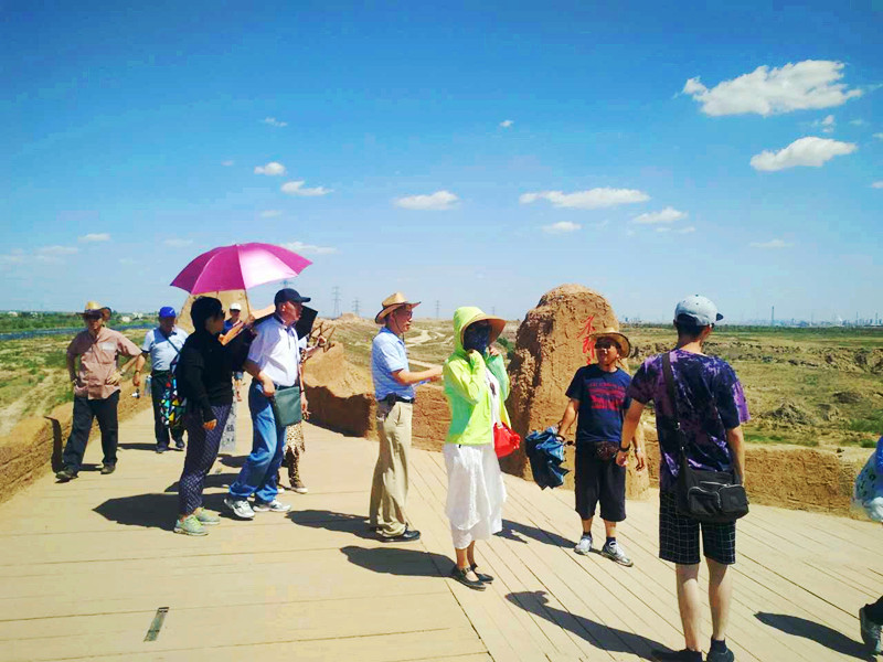 点击打开原图 宁夏旅游水洞沟长城观景台