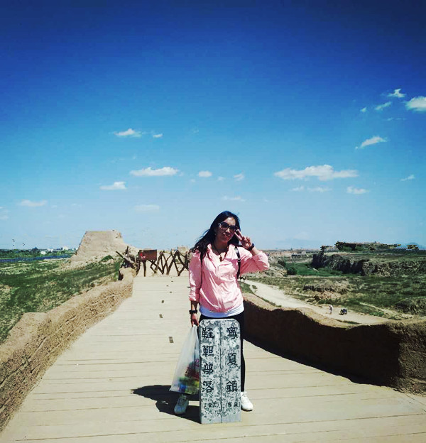 点击打开原图 银川旅游水洞沟长城观景台