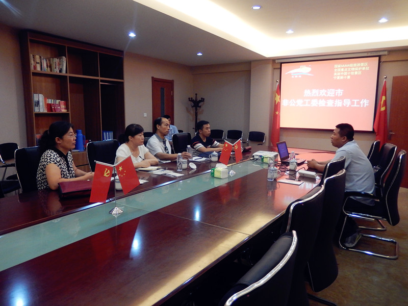 两学一做学习教育督导组莅临水洞沟