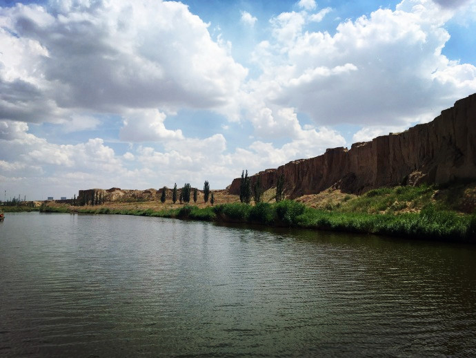 银川旅游水洞沟水岸长城