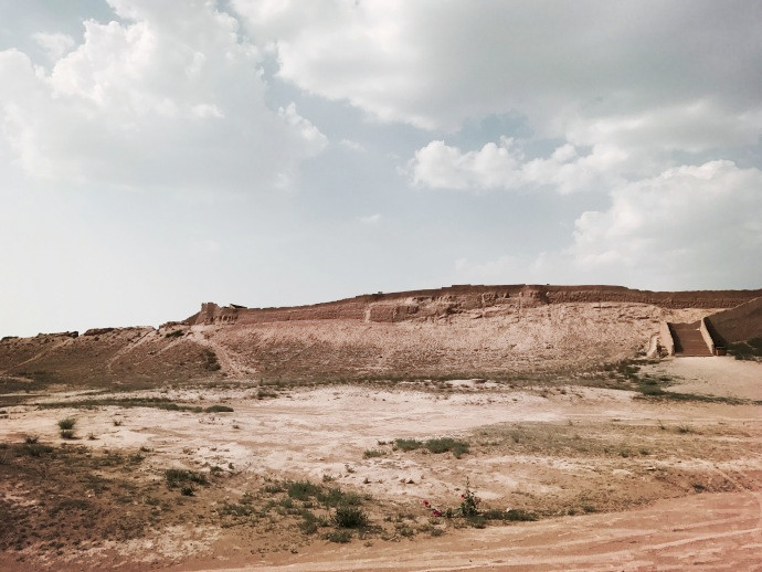 宁夏旅游水洞沟荒凉之美
