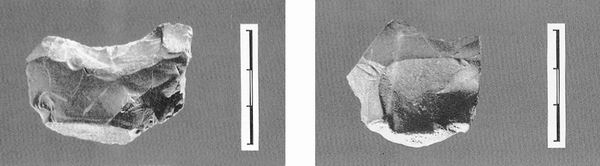 银川旅游景区水洞沟出图的边刮器3