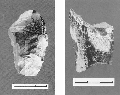 银川旅游景区水洞沟出图的边刮器5
