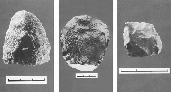 银川旅游景区水洞沟出图的边刮器10