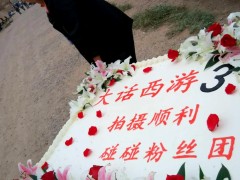 粉丝团送来的蛋糕