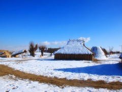 水洞沟村雪景