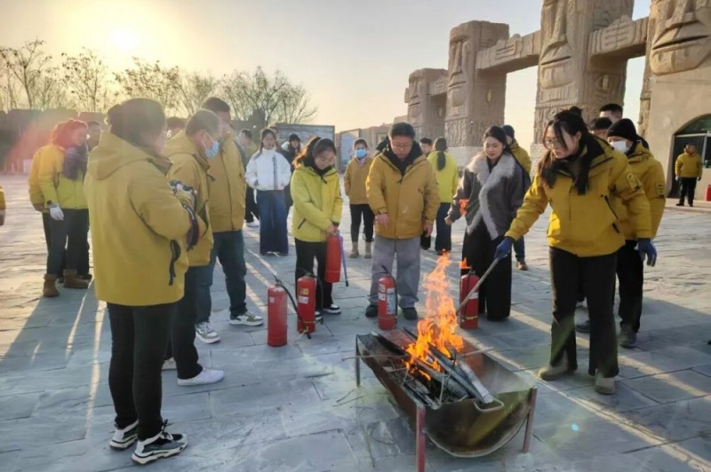 筑牢安全防线 | 水洞沟景区开展全员消防安全专项培训