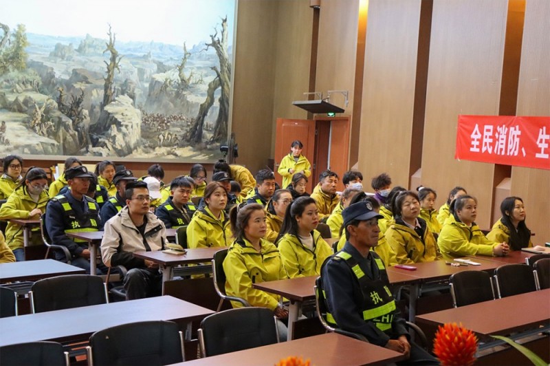 筑牢安全防线，护航清明假期！水洞沟景区开展复工复产专项安全培训